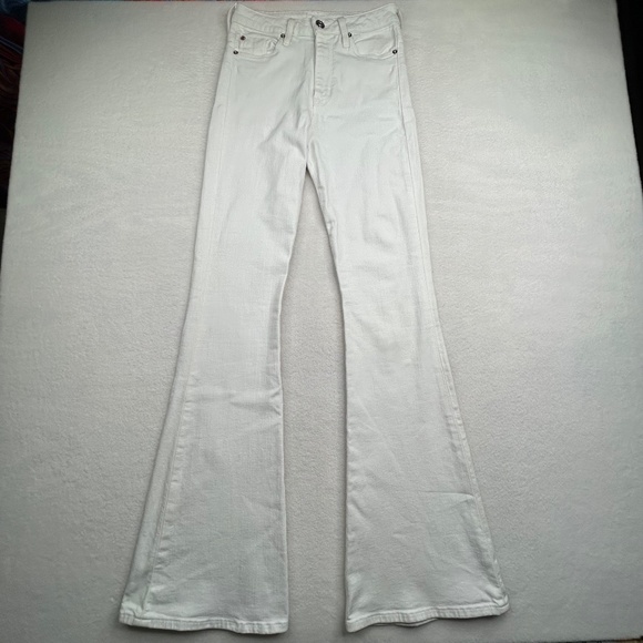 Hudson Holly Women's High-Rise Flare Jeans size 26 "White Horse" color/wash - Picture 1 of 16